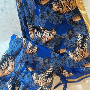 Blue and gold tiger tracksuit G-Style 2XL